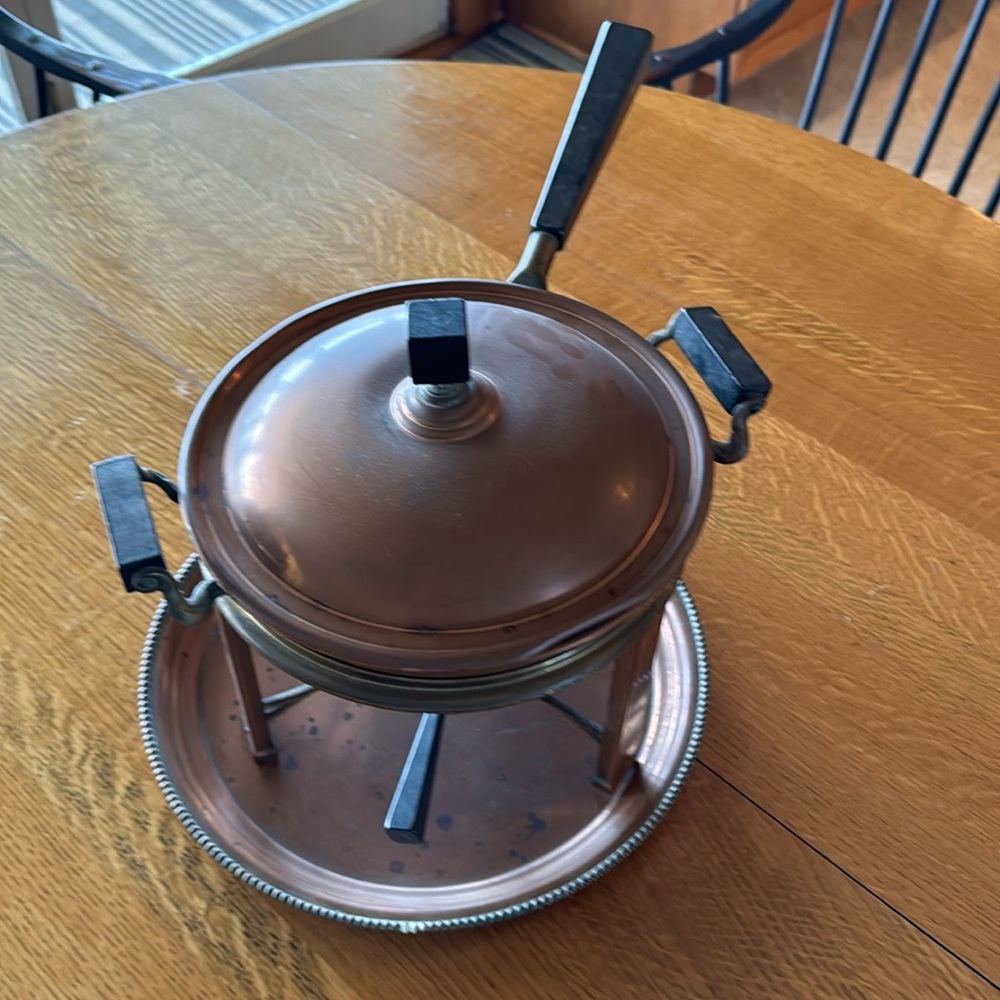 Vintage Copper Chafing Dish